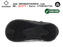 Dép đi biển chính hãng Rigorer Shark 4 Slides Đen authentic mang êm chân đế chống trượt kháng nước tốt Dép chính hãng nam nữ Rigorer Shark 4 Slides Đen Original thể thao đi phượt siêu bền chống trượt chống nước giá tốt NeverStopShop.com