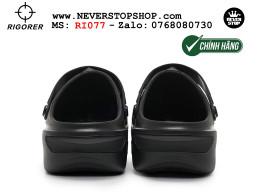 Dép đi biển chính hãng Rigorer Shark 4 Slides Đen authentic mang êm chân đế chống trượt kháng nước tốt Dép chính hãng nam nữ Rigorer Shark 4 Slides Đen Original thể thao đi phượt siêu bền chống trượt chống nước giá tốt NeverStopShop.com