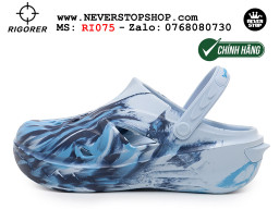 Dép đi biển chính hãng Rigorer Shark 4 Slides Xanh authentic mang êm chân đế chống trượt kháng nước tốt Dép chính hãng nam nữ Rigorer Shark 4 Slides Xanh Original thể thao đi phượt siêu bền chống trượt chống nước giá tốt NeverStopShop.com