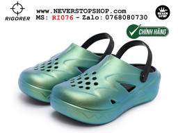 Dép đi biển chính hãng Rigorer Shark 4 Slides Xanh authentic mang êm chân đế chống trượt kháng nước tốt Dép chính hãng nam nữ Rigorer Shark 4 Slides Xanh Original thể thao đi phượt siêu bền chống trượt chống nước giá tốt NeverStopShop.com