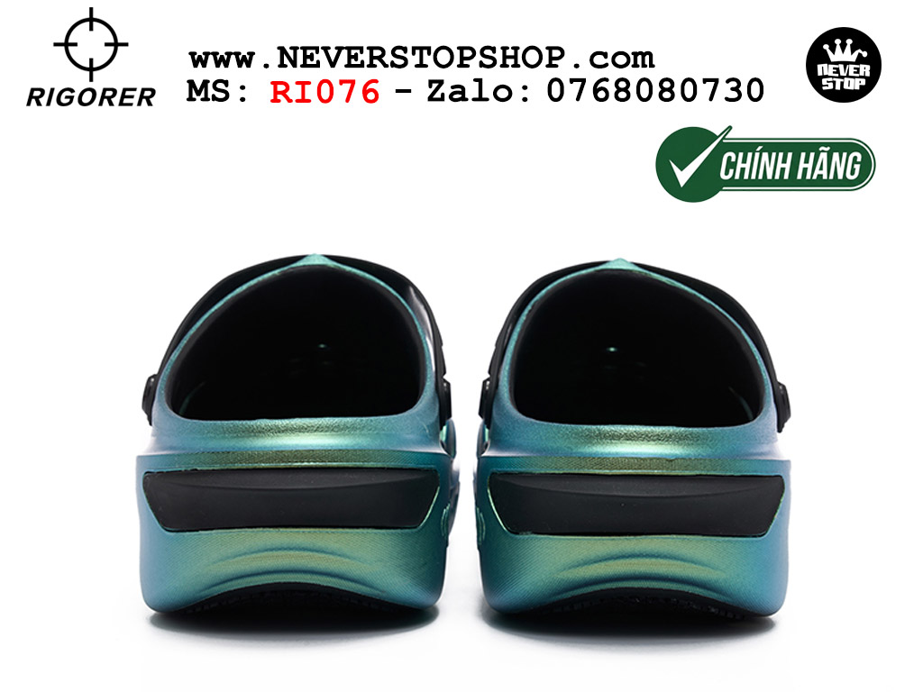 Dép đi biển chính hãng Rigorer Shark 4 Slides Xanh authentic mang êm chân đế chống trượt kháng nước tốt Dép chính hãng nam nữ Rigorer Shark 4 Slides Xanh Original thể thao đi phượt siêu bền chống trượt chống nước giá tốt NeverStopShop.com