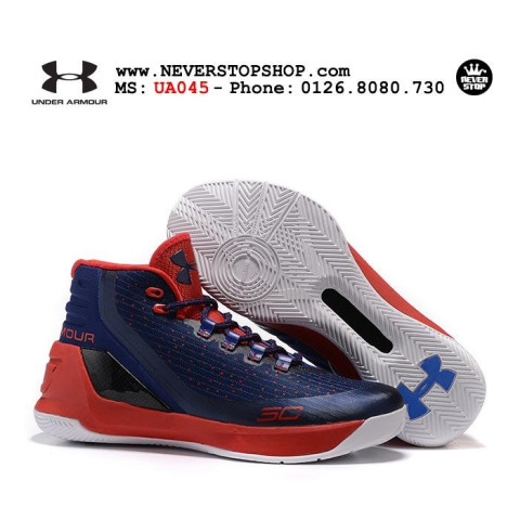 Under Armour Curry 3 Blue Red