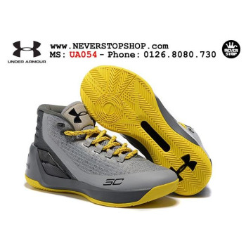 Under Armour Curry 3 Grey Yellow