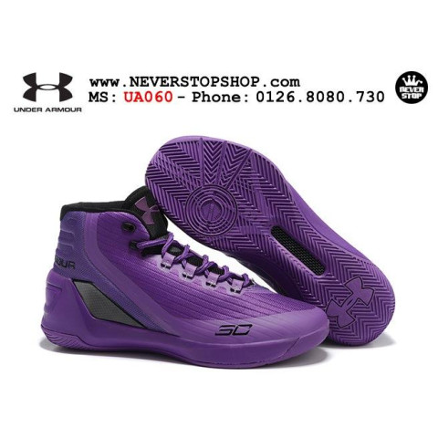 Under Armour Curry 3 Purple Black