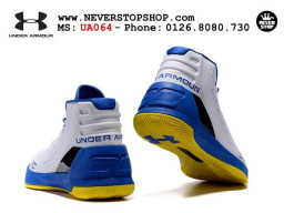 Giày Under Armour Curry 3 White Blue Yellow nam nữ hàng chuẩn sfake replica 1:1 real chính hãng giá rẻ tốt nhất tại NeverStopShop.com HCM