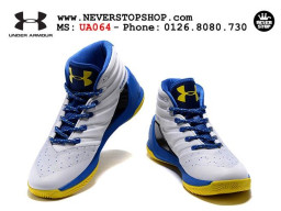 Giày Under Armour Curry 3 White Blue Yellow nam nữ hàng chuẩn sfake replica 1:1 real chính hãng giá rẻ tốt nhất tại NeverStopShop.com HCM