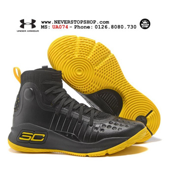 Under Armour Curry 4 Black Yellow
