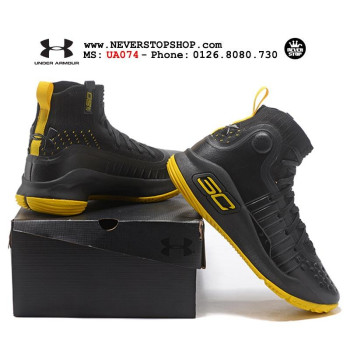 Under Armour Curry 4 Black Yellow