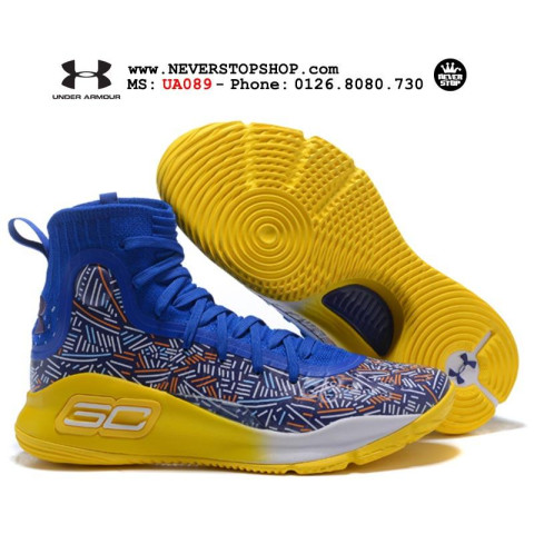 Under Armour Curry 4 Multicolor Blue