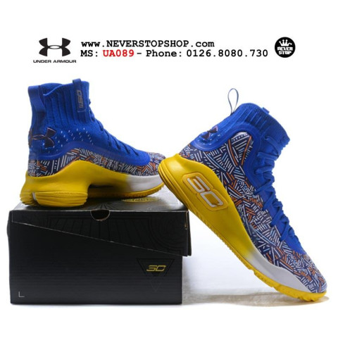 Under Armour Curry 4 Multicolor Blue