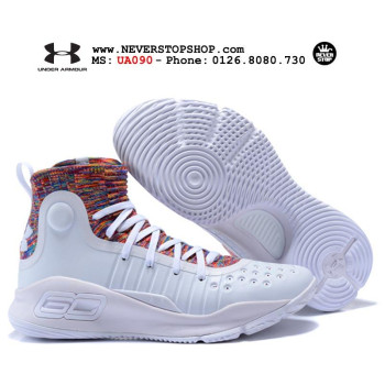 Under Armour Curry 4 Multicolor White