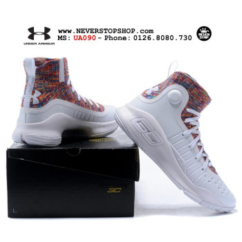 Under Armour Curry 4 Multicolor White