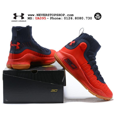 Under Armour Curry 4 Red Navy