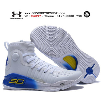 Under Armour Curry 4 White Blue