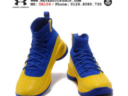 Giày Under Armour Curry 4 Yellow Blue nam nữ hàng chuẩn sfake replica 1:1 real chính hãng giá rẻ tốt nhất tại NeverStopShop.com HCM