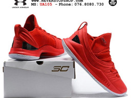 Giày Under Armour Curry 5.0 All Red nam nữ hàng chuẩn sfake replica 1:1 real chính hãng giá rẻ tốt nhất tại NeverStopShop.com HCM