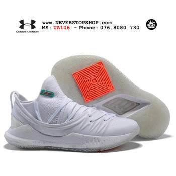 Under Armour Curry 5.0 All White