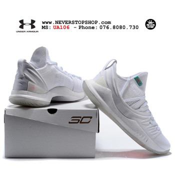 Under Armour Curry 5.0 All White