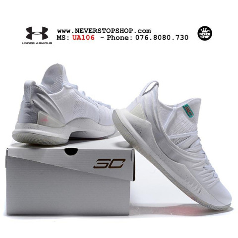 Under Armour Curry 5.0 All White