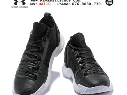 Giày Under Armour Curry 5.0 Black White nam nữ hàng chuẩn sfake replica 1:1 real chính hãng giá rẻ tốt nhất tại NeverStopShop.com HCM