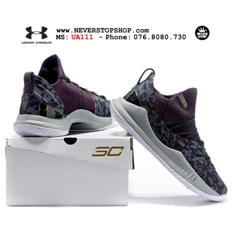 Under Armour Curry 5.0 Camo Purple