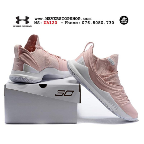 Under Armour Curry 5.0 Pink White