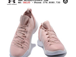 Giày Under Armour Curry 5.0 Pink White nam nữ hàng chuẩn sfake replica 1:1 real chính hãng giá rẻ tốt nhất tại NeverStopShop.com HCM