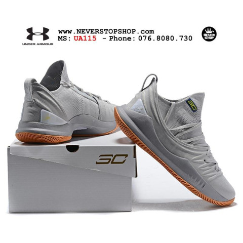 Under Armour Curry 5.0 Grey Gum