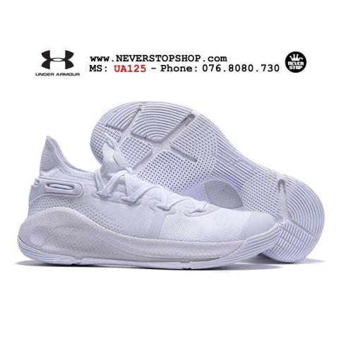 Under Armour Curry 6 All White