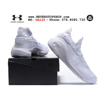 Under Armour Curry 6 All White