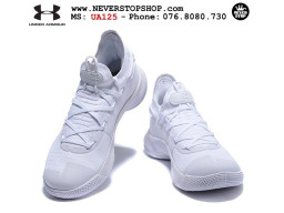 Giày Under Armour Curry 6 All White nam nữ hàng chuẩn sfake replica 1:1 real chính hãng giá rẻ tốt nhất tại NeverStopShop.com HCM