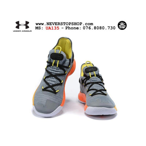 Under Armour Curry 6 Grey Orange