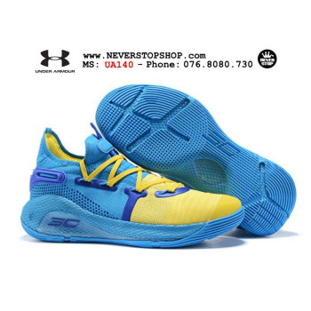 Under Armour Curry 6 PE Blue Yellow