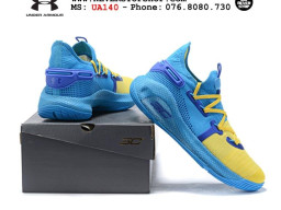 Giày Under Armour Curry 6 PE Blue Yellow nam nữ hàng chuẩn sfake replica 1:1 real chính hãng giá rẻ tốt nhất tại NeverStopShop.com HCM