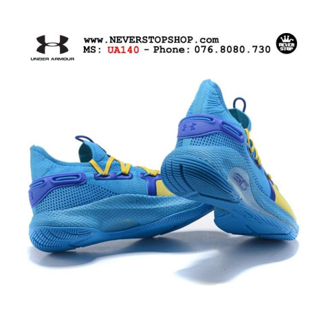 Under Armour Curry 6 PE Blue Yellow