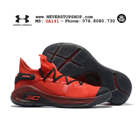 Under Armour Curry 6 Red Black