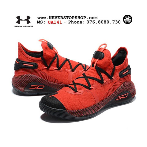 Under Armour Curry 6 Red Black