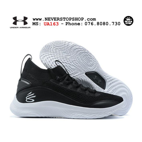 Under Armour Curry 8 Black White