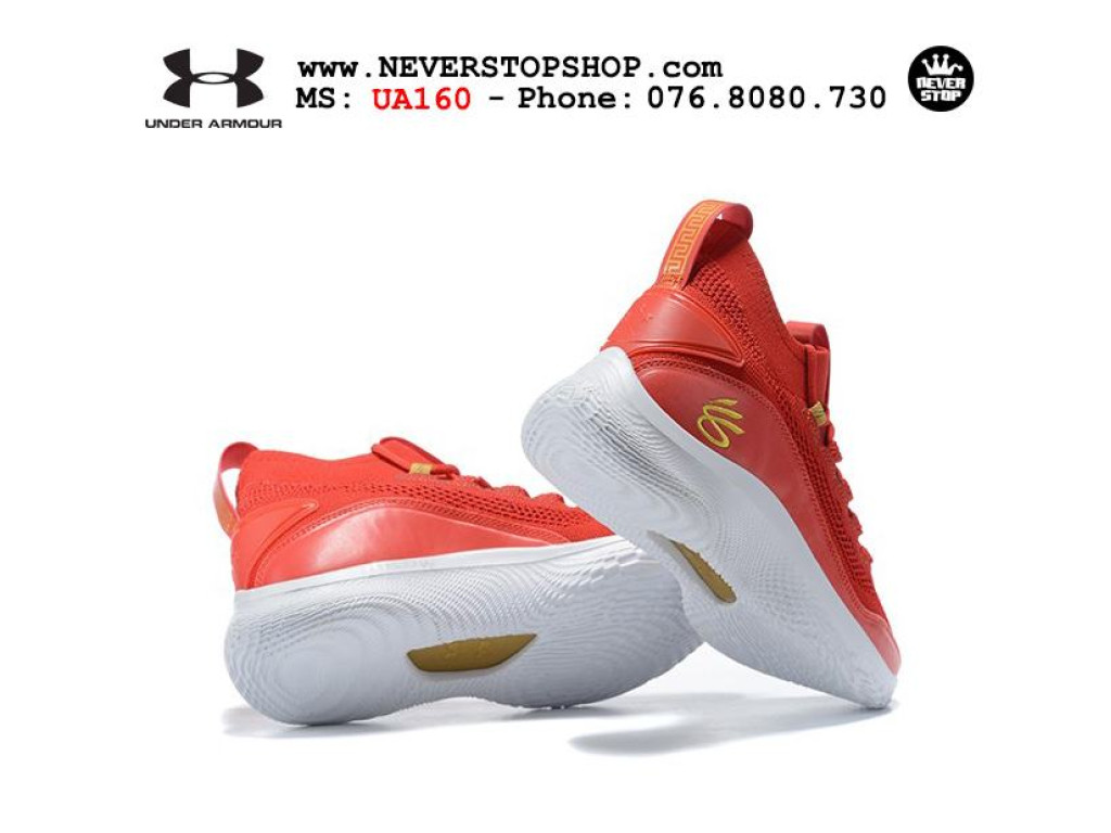 Giày Under Armour Curry 8 Đỏ  hàng chuẩn sfake replica 1:1 real chính hãng giá rẻ tốt nhất tại NeverStopShop HCM