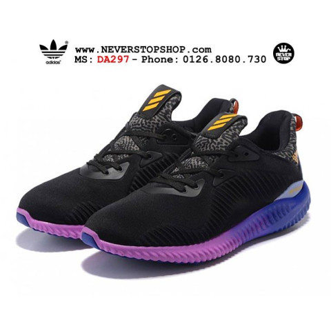 Adidas Alphabounce Black Purple