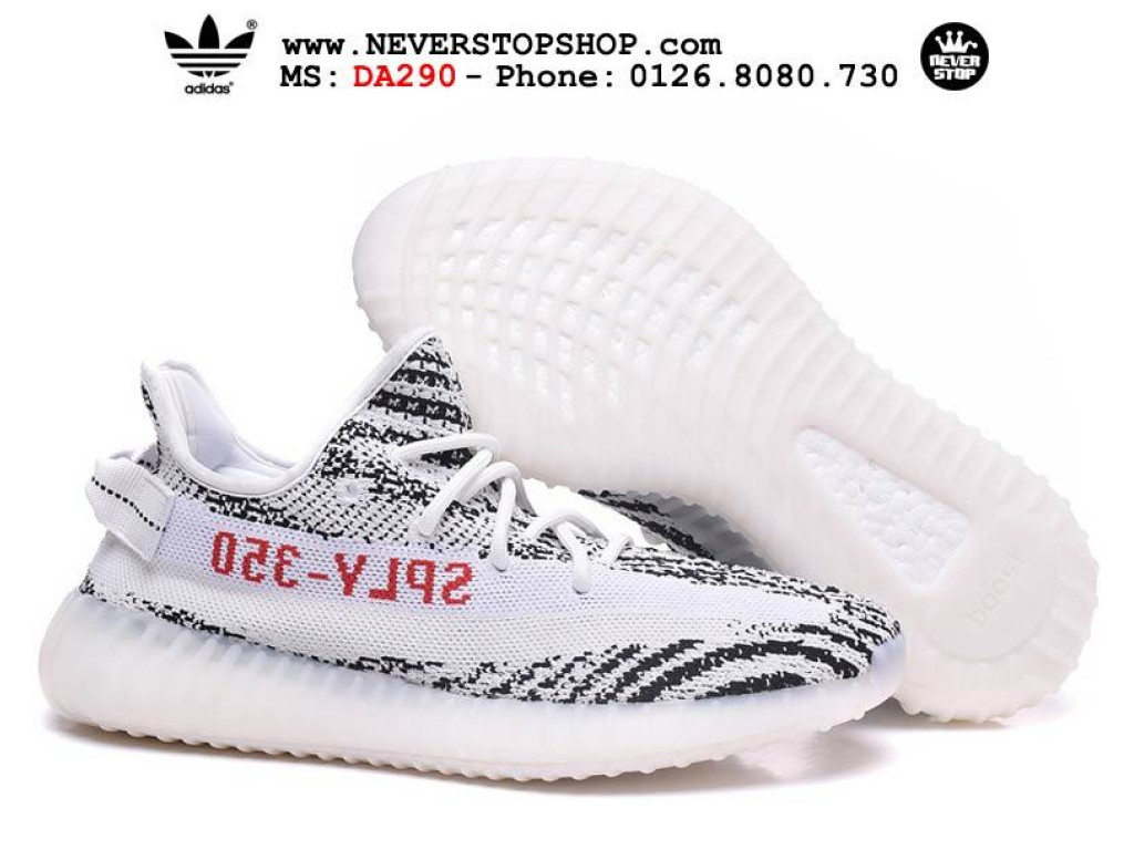 Giày adidas yeezy shop 350 v2 zebra