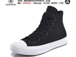 Giày Converse Chuck Taylor 2 Black nam nữ hàng chuẩn sfake replica 1:1 real chính hãng giá rẻ tốt nhất tại NeverStopShop.com HCM
