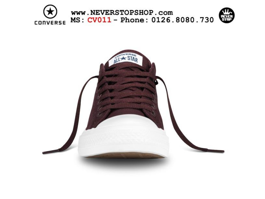 Giày Converse Chuck Taylor 2 Low Bordeaux nam nữ hàng chuẩn sfake replica 1:1 real chính hãng giá rẻ tốt nhất tại NeverStopShop.com HCM