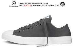 Giày Converse Chuck Taylor 2 Low Grey nam nữ hàng chuẩn sfake replica 1:1 real chính hãng giá rẻ tốt nhất tại NeverStopShop.com HCM