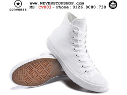 Giày Converse Chuck Taylor 2 White nam nữ hàng chuẩn sfake replica 1:1 real chính hãng giá rẻ tốt nhất tại NeverStopShop.com HCM