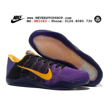 Nike Kobe 11 Black Purple Yellow