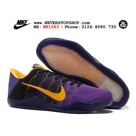 Nike Kobe 11 Black Purple Yellow