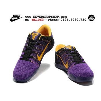 Nike Kobe 11 Black Purple Yellow