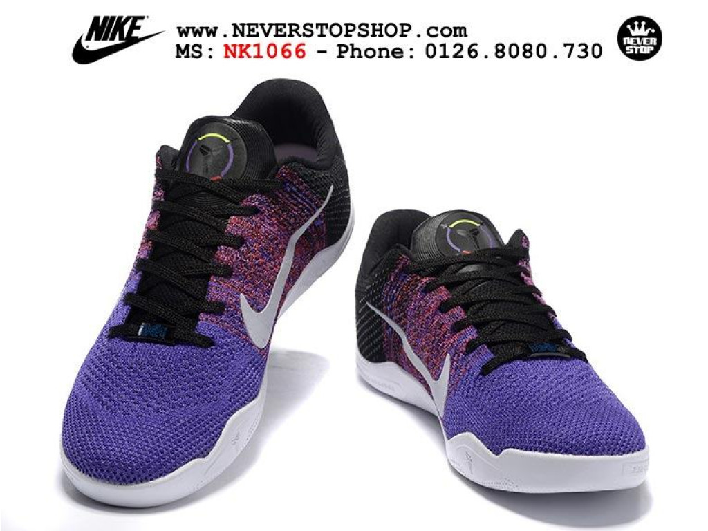 Giày Nike Kobe 11 Black Purple nam nữ hàng chuẩn sfake replica 1:1 real chính hãng giá rẻ tốt nhất tại NeverStopShop.com HCM