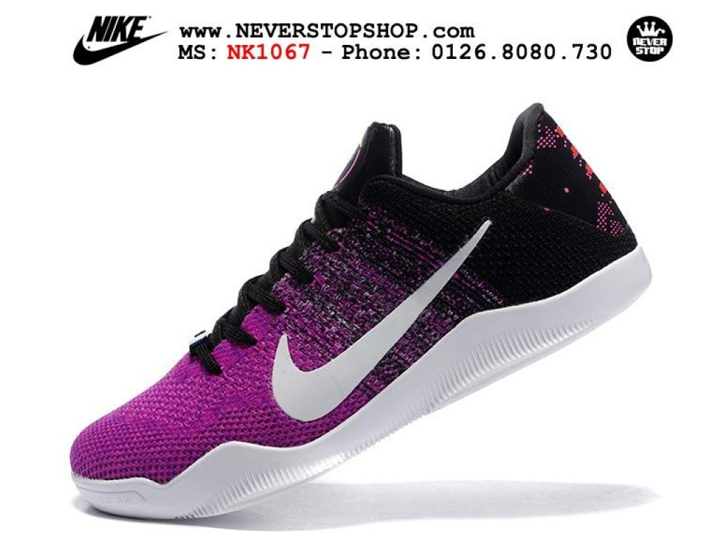 Giày Nike Kobe 11 Pink Black nam nữ hàng chuẩn sfake replica 1:1 real chính hãng giá rẻ tốt nhất tại NeverStopShop.com HCM
